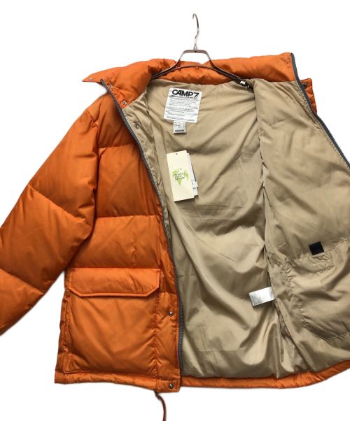 CAMP 7（キャンプ７）CAMP 7 (キャンプ７) ダウンジャケット オレンジ サイズ:Mの古着・服飾アイテム