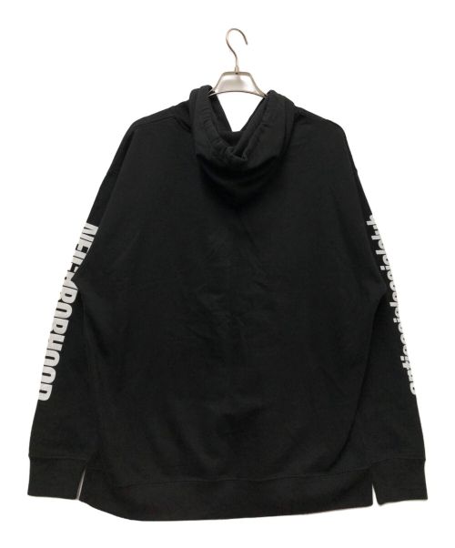 NEIGHBORHOOD（ネイバーフッド）NEIGHBORHOOD (ネイバーフッド) ANTI SOCIAL SOCIAL CLUB (アンチソーシャルソーシャルクラブ) プルオーバーパーカー ブラック サイズ:XLの古着・服飾アイテム