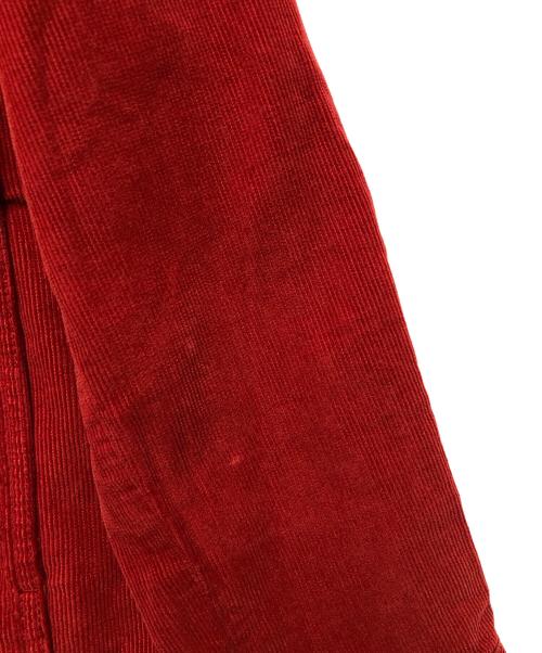 POP TRADING COMPANY（ポップトレーディングカンパニー）POP TRADING COMPANY (ポップトレーディングカンパニー) コーデュロイジャケット レッド サイズ:Mの古着・服飾アイテム