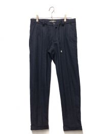 1piu1uguale3×giab's ARCHIVIO（ウノピュウノウグァーレトレ×ジャブス アルキヴィオ）の古着「イージーパンツ」｜ネイビー