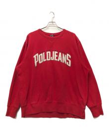 POLO JEANS CO.（ポロジーンズカンパニー）の古着「スウェット」｜レッド