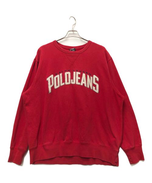POLO JEANS CO.（ポロジーンズカンパニー）POLO JEANS CO. (ポロジーンズカンパニー) スウェット レッド サイズ:不明の古着・服飾アイテム