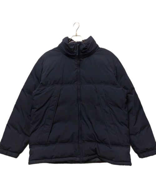 Pilgrim Surf+Supply（ピルグリム サーフサプライ）PILGRIM SURF+SUPPLY (ピルグリム サーフサプライ) Reinhold Hooded Down Jacket ネイビー サイズ:Mの古着・服飾アイテム