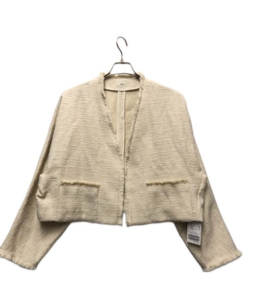 IENA（イエナ）IENA (イエナ) ツイードジャケット アイボリー サイズ:FREEの古着・服飾アイテム