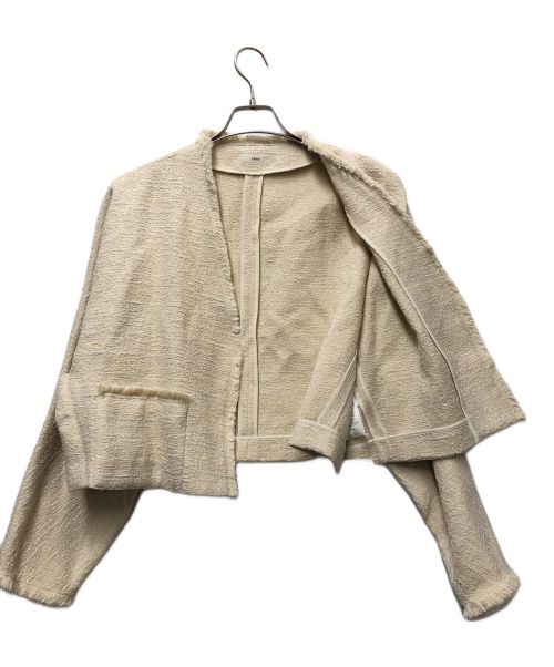 IENA（イエナ）IENA (イエナ) ツイードジャケット アイボリー サイズ:FREEの古着・服飾アイテム