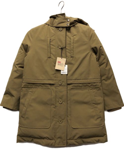 Traditional Weatherwear（トラディショナルウェザーウェア）Traditional Weatherwear (トラディショナルウェザーウェア) ダウンジャケット ベージュ サイズ:34の古着・服飾アイテム