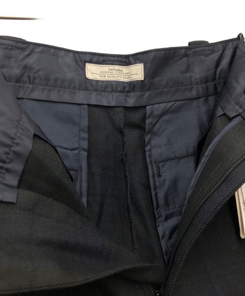 JOURNAL STANDARD relume（ジャーナルスタンダード レリューム）JOURNAL STANDARD relume (ジャーナルスタンダード レリューム) チェックワイドパンツ ネイビー サイズ:36の古着・服飾アイテム