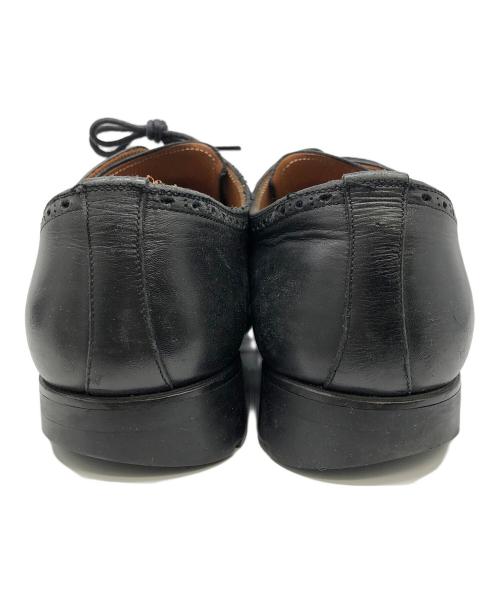 SCOTCH GRAIN（スコッチグレイン）SCOTCH GRAIN (スコッチグレイン) ストレートチップシューズ ブラック サイズ:25.5の古着・服飾アイテム