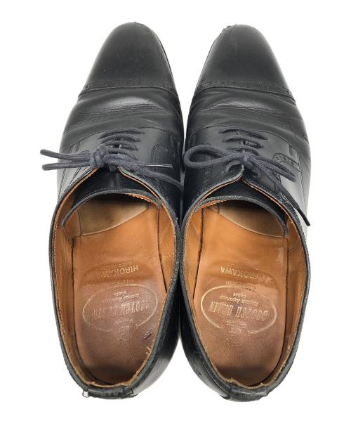 SCOTCH GRAIN（スコッチグレイン）SCOTCH GRAIN (スコッチグレイン) ストレートチップシューズ ブラック サイズ:25.5の古着・服飾アイテム