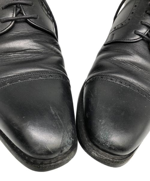 SCOTCH GRAIN（スコッチグレイン）SCOTCH GRAIN (スコッチグレイン) ストレートチップシューズ ブラック サイズ:25.5の古着・服飾アイテム
