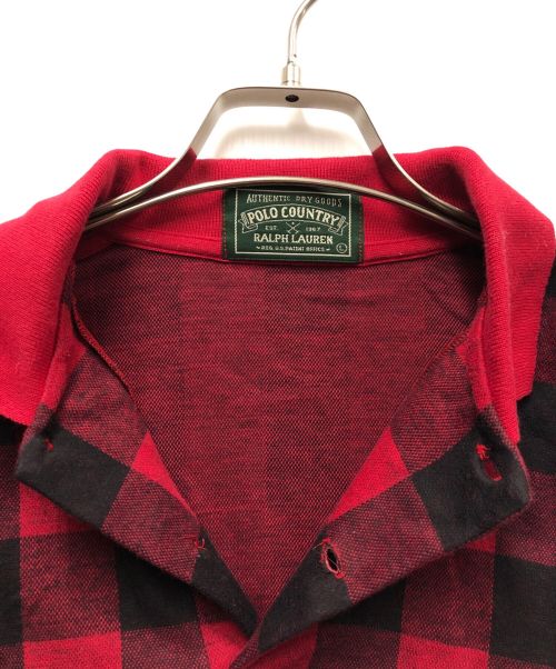 POLO COUNTRY（ポロカントリー）POLO COUNTRY (ポロカントリー) ゴルフウェア(トップス) レッド サイズ:Lの古着・服飾アイテム