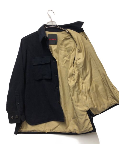 CABAN（キャバン）CABaN (キャバン) ウールライトメルトンジャケット ネイビー サイズ:Lの古着・服飾アイテム