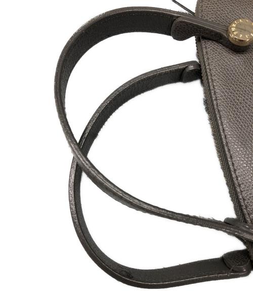 FURLA（フルラ）FURLA (フルラ) パイパーレザー2WAYショルダーバッグ グレーの古着・服飾アイテム