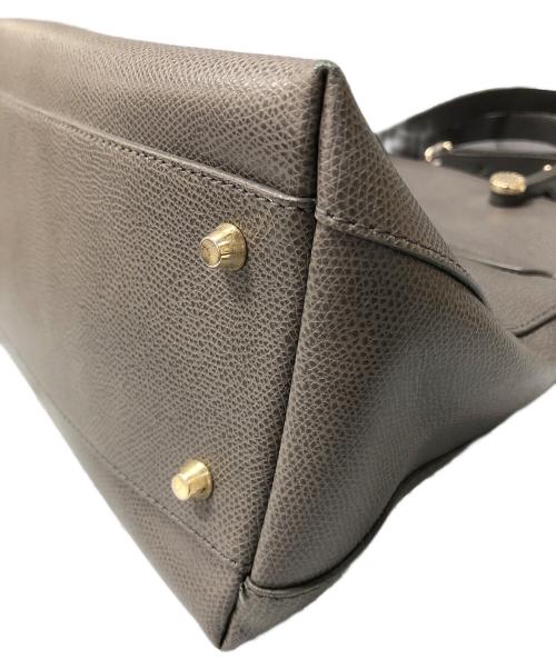 FURLA（フルラ）FURLA (フルラ) パイパーレザー2WAYショルダーバッグ グレーの古着・服飾アイテム