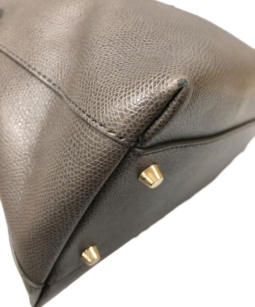 FURLA（フルラ）FURLA (フルラ) パイパーレザー2WAYショルダーバッグ グレーの古着・服飾アイテム