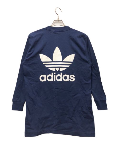 adidas（アディダス）adidas (アディダス) ロングスリーブカットソー ネイビー サイズ:Mの古着・服飾アイテム