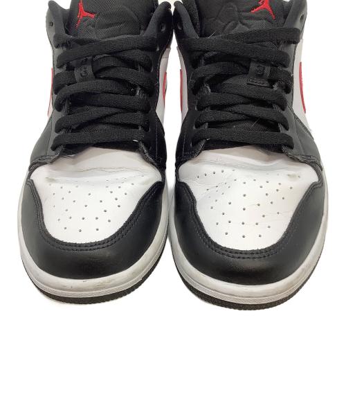 NIKE（ナイキ）NIKE (ナイキ) AIR JORDAN 1 LOW　エアジョーダン1ロー ホワイト×レッド サイズ:28.5cmの古着・服飾アイテム
