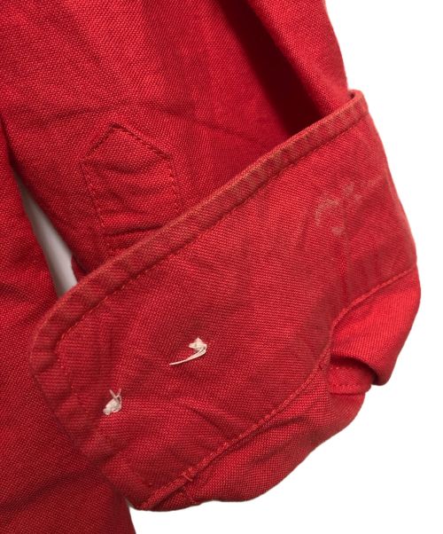 SUPREME（シュプリーム）Supreme (シュプリーム) ボタンダウンシャツ レッド サイズ:Mの古着・服飾アイテム