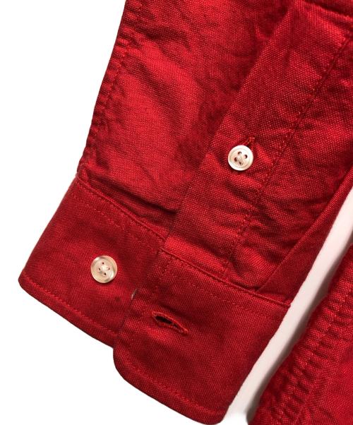 SUPREME（シュプリーム）Supreme (シュプリーム) ボタンダウンシャツ レッド サイズ:Mの古着・服飾アイテム