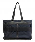 BRIEFINGブリーフィング）の古着「フュージョントートバッグ　1680Dナイロン」｜ネイビー×ブラック
