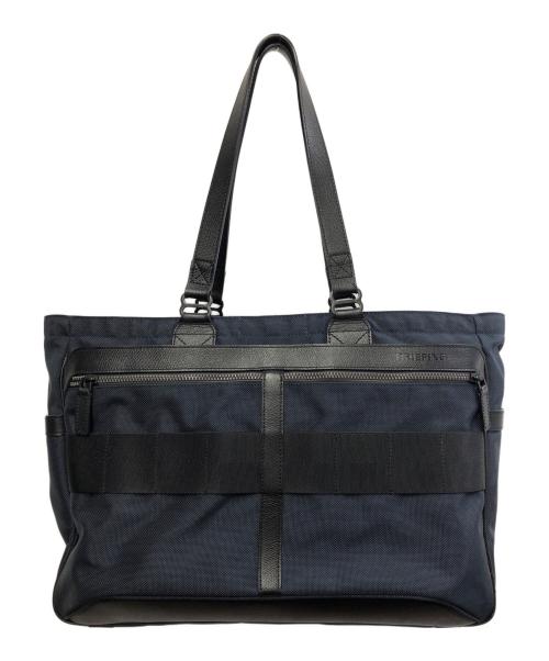 BRIEFING（ブリーフィング）BRIEFING (ブリーフィング) フュージョントートバッグ　1680Dナイロン ネイビー×ブラックの古着・服飾アイテム