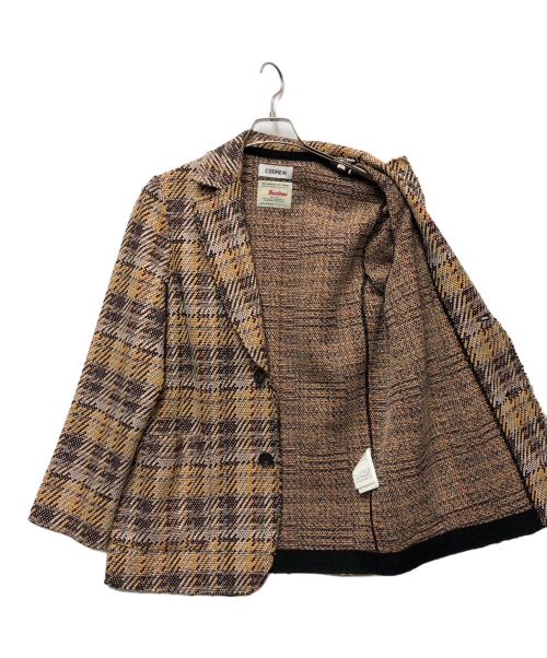 Coohem（コーヘン）Coohem (コーヘン) TECH TWEED J/K イエロー×ブラック サイズ:Mの古着・服飾アイテム