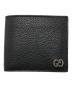GUCCI（グッチ）の古着「ドリアン2つ折り財布」｜ブラック