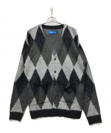 GORDON MILLER（ゴードンミラー）の古着「モヘヤカーディガン」｜ブラック×グレー