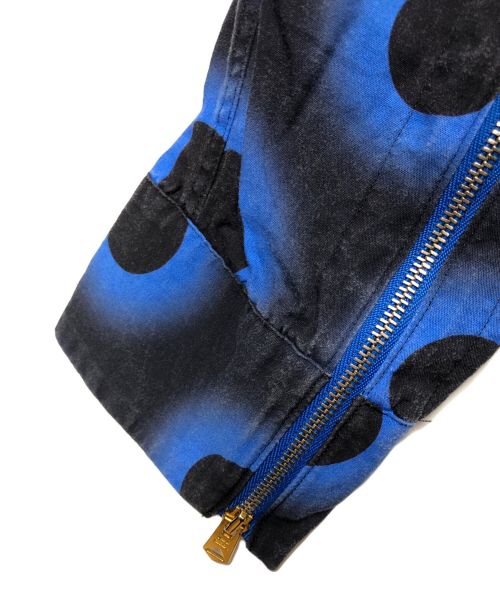 PAUL SMITH（ポールスミス）Paul Smith (ポールスミス) ハーフジッププルオーバー ブルー×ブラック サイズ:XLの古着・服飾アイテム