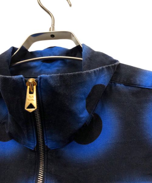 PAUL SMITH（ポールスミス）Paul Smith (ポールスミス) ハーフジッププルオーバー ブルー×ブラック サイズ:XLの古着・服飾アイテム