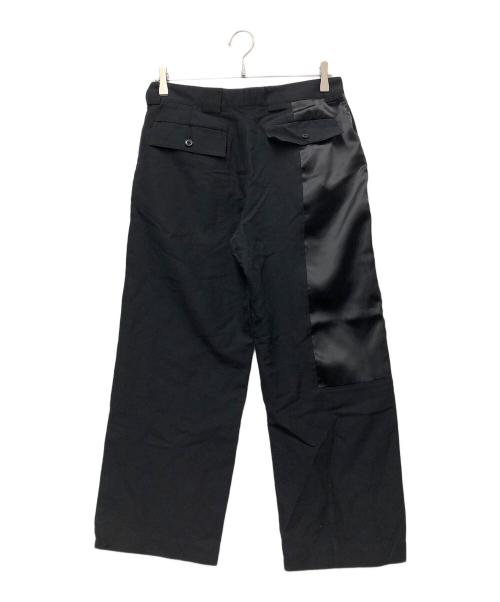 PAUL SMITH（ポールスミス）Paul Smith (ポールスミス) 再構築スラックス ブラック サイズ:Mの古着・服飾アイテム