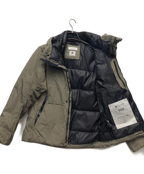 BEAUTY&YOUTH（ビューティーアンドユース）BEAUTY&YOUTH (ビューティーアンドユース) ナイロンアライドダウンジャケット オリーブ サイズ:Sの古着・服飾アイテム