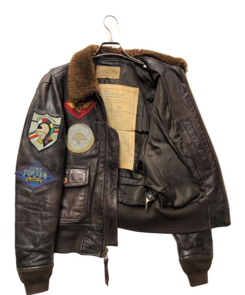 AVIREX（アヴィレックス）AVIREX (アヴィレックス) TOPGUN MODEL G-1ジャケット ブラウン サイズ:Mの古着・服飾アイテム