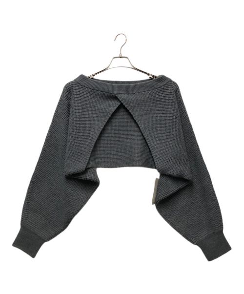 Spick and Span（スピック＆スパン）Spick and Span (スピックアンドスパン) デザインニット グレー サイズ:FREEの古着・服飾アイテム