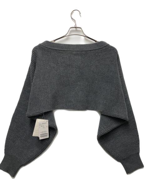 Spick and Span（スピック＆スパン）Spick and Span (スピックアンドスパン) デザインニット グレー サイズ:FREEの古着・服飾アイテム