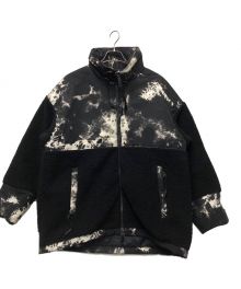 JOURNAL STANDARD（ジャーナルスタンダード）の古着「ボアフリースジャケット」｜ブラック×ホワイト