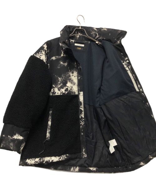 JOURNAL STANDARD（ジャーナルスタンダード）JOURNAL STANDARD (ジャーナル スタンダード) ボアフリースジャケット ブラック×ホワイト サイズ:Mの古着・服飾アイテム