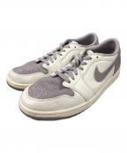 NIKEナイキ）の古着「Air Jordan 1 Retro Low OG(エアジョーダン1レトロロー)」｜ホワイト×グレー