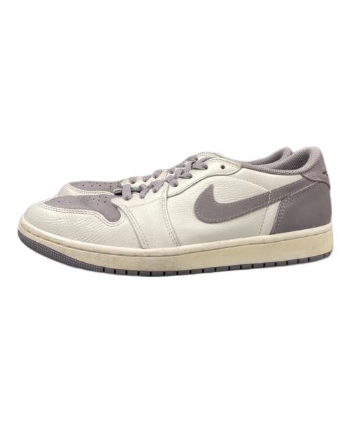 NIKE（ナイキ）NIKE (ナイキ) Air Jordan 1 Retro Low OG(エアジョーダン1レトロロー) ホワイト×グレー サイズ:28.5cmの古着・服飾アイテム