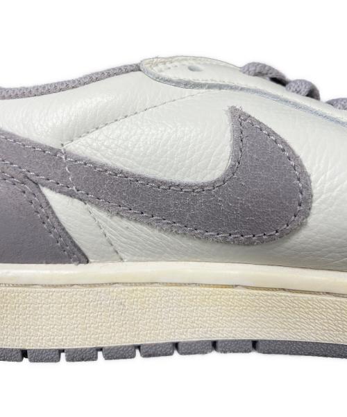 NIKE（ナイキ）NIKE (ナイキ) Air Jordan 1 Retro Low OG(エアジョーダン1レトロロー) ホワイト×グレー サイズ:28.5cmの古着・服飾アイテム