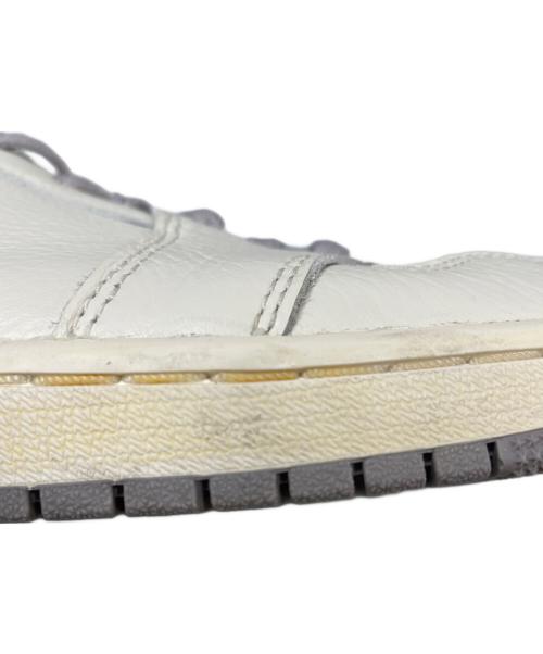 NIKE（ナイキ）NIKE (ナイキ) Air Jordan 1 Retro Low OG(エアジョーダン1レトロロー) ホワイト×グレー サイズ:28.5cmの古着・服飾アイテム