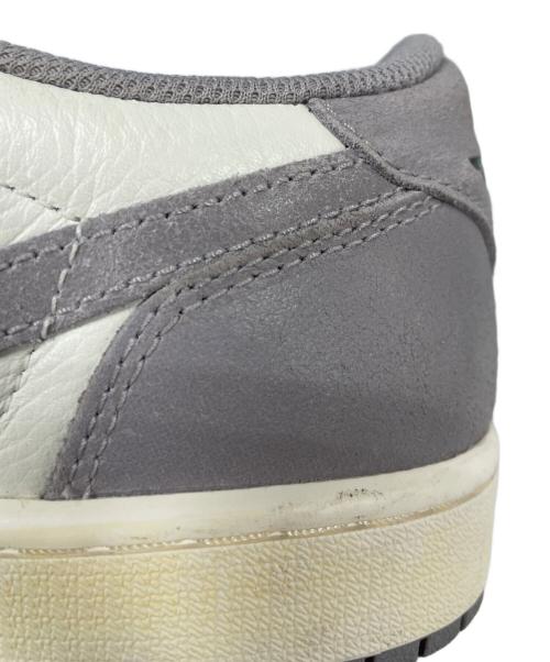 NIKE（ナイキ）NIKE (ナイキ) Air Jordan 1 Retro Low OG(エアジョーダン1レトロロー) ホワイト×グレー サイズ:28.5cmの古着・服飾アイテム