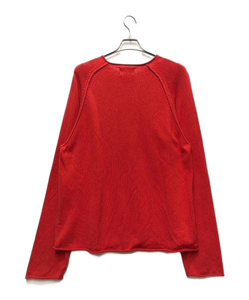 stussy（ステューシー）stussy (ステューシー) Exposed Seam Sweater オレンジ サイズ:Lの古着・服飾アイテム