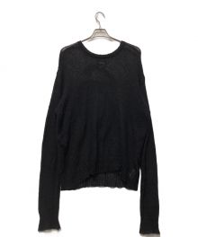 stussy（ステューシー）の古着「Loose Knit Sweater」｜ブラック