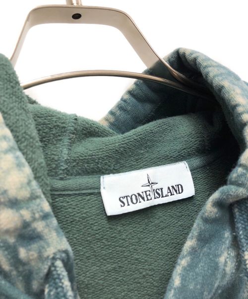 STONE ISLAND（ストーンアイランド）STONE ISLAND (ストーンアイランド) アシッドウォッシュ オフダイ プルオーバー グレー サイズ:Lの古着・服飾アイテム