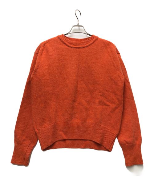 TODAYFUL（トゥデイフル）TODAYFUL (トゥデイフル) Merinowool Crewneck Knit オレンジ サイズ:FREEの古着・服飾アイテム