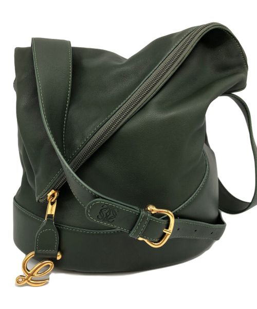 LOEWE（ロエベ）LOEWE (ロエベ) ショルダーバッグ グリーンの古着・服飾アイテム