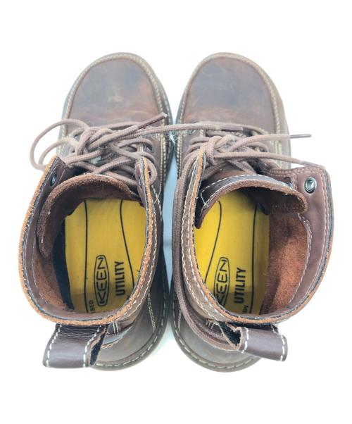 KEEN（キーン）KEEN (キーン) ワークブーツ ブラウン サイズ:24センチの古着・服飾アイテム