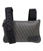 BALLYバリー）の古着「ショルダーバッグ」｜グレー×ブラック