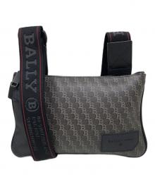 BALLY（バリー）の古着「ショルダーバッグ」｜グレー×ブラック